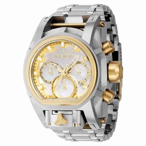 Invicta Women's Quartz Watch - Bolt Zeus Magnum MOP Dial Silver Tone Bracelet | 40591