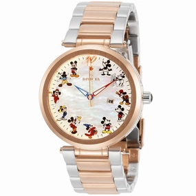 Invicta Women's Quartz Watch - Disney MOP Dial Stainless Steel Bracelet | 30836
