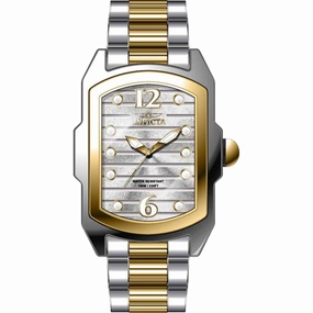 Invicta Women's Quartz Watch - Lupah Silver Tone Dial Two Tone Case Bracelet | 39802