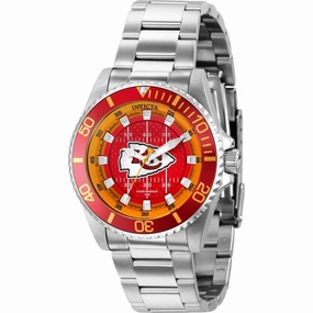 Invicta Women's Quartz Watch - NFL Kansas City Chiefs Orange and Red Dial | 36944