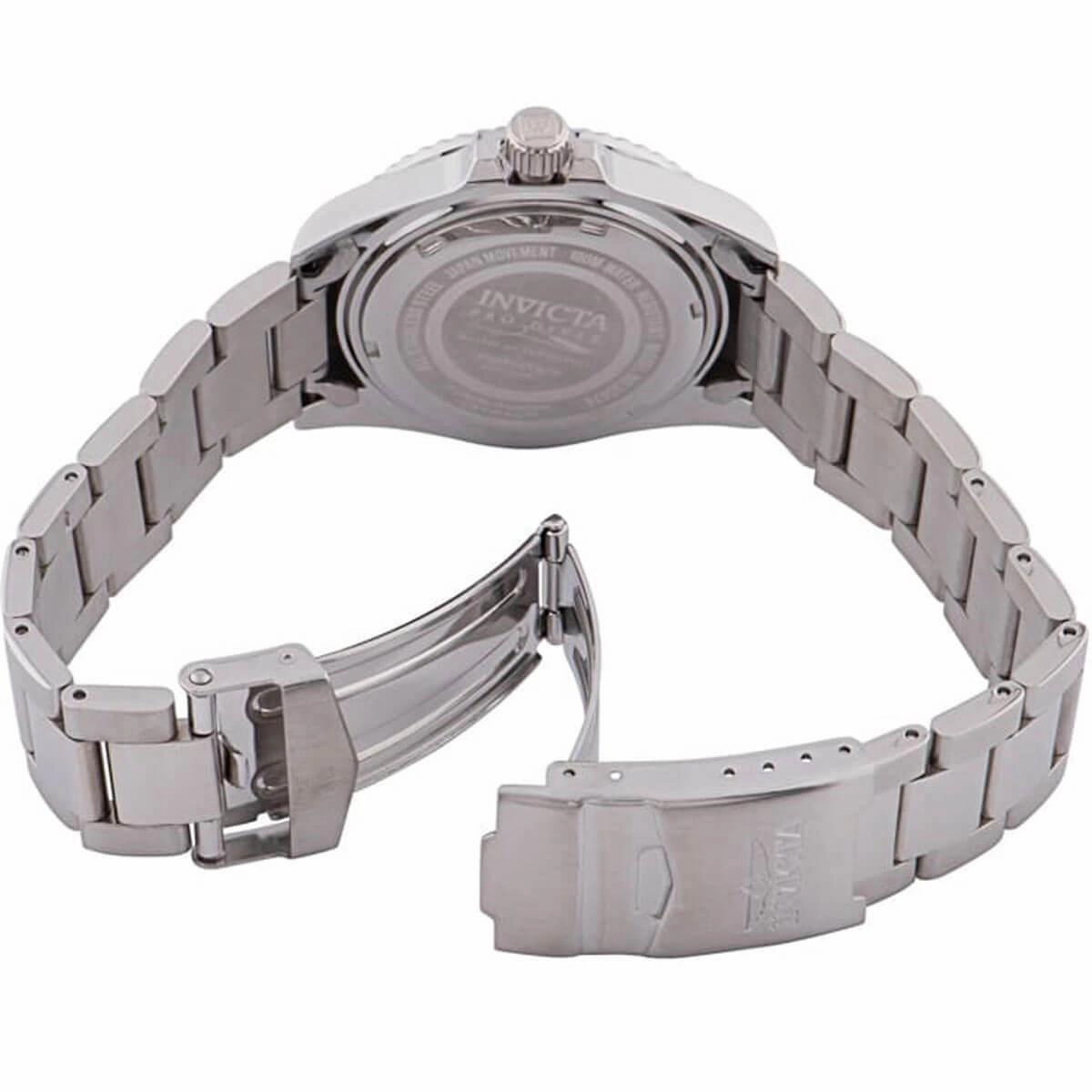 Invicta Women's Quartz Watch - Pro Diver Black Dial Stainless Steel Bracelet | 30479
