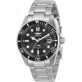 Invicta Women's Quartz Watch - Pro Diver Black Dial Stainless Steel Bracelet | 30479
