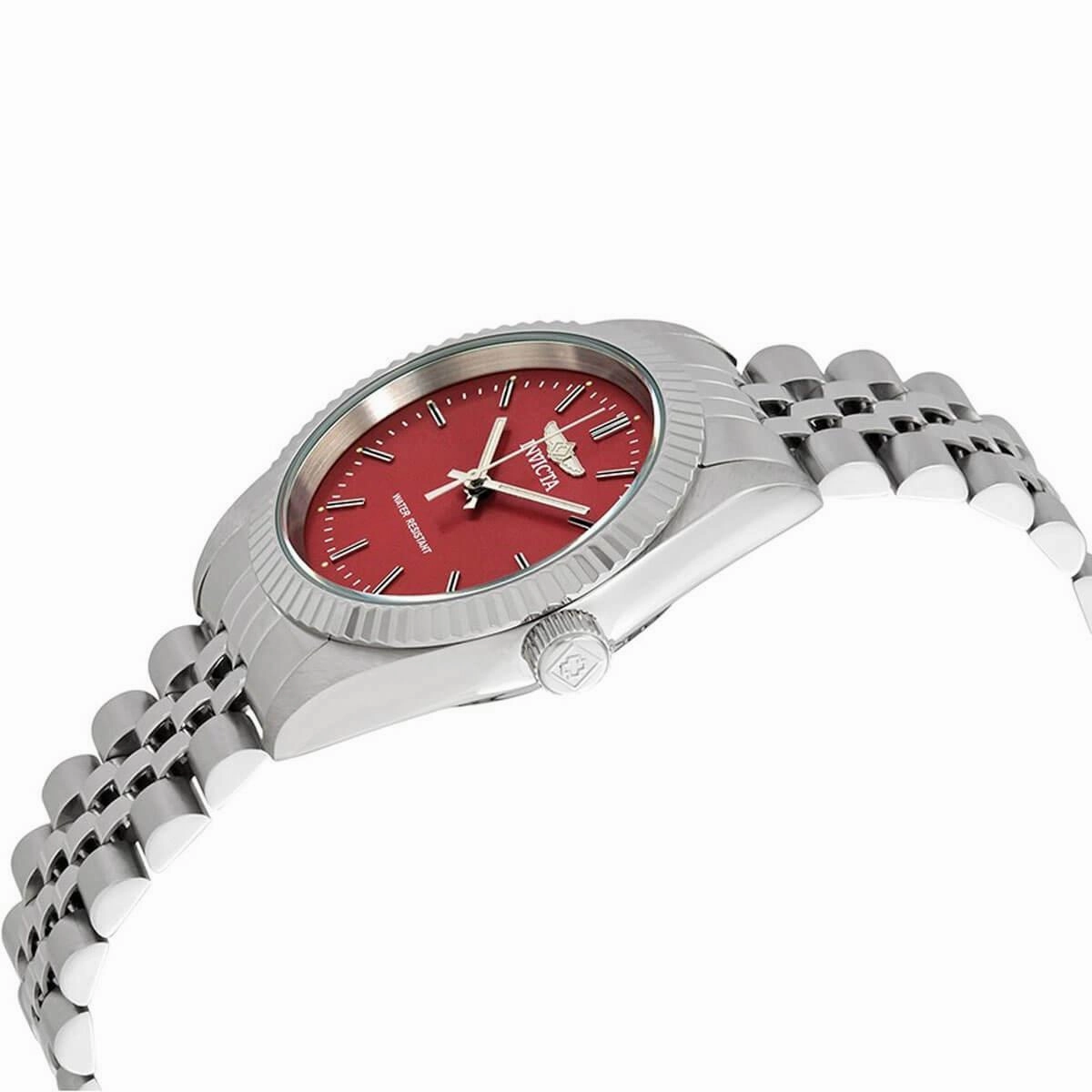 Invicta Women's Quartz Watch - Specialty Red Dial Stainless Steel Bracelet | 29399