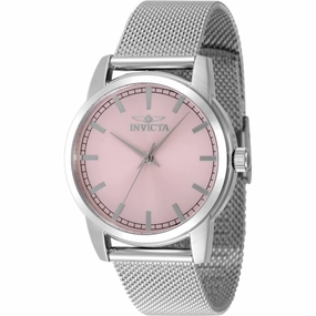 Invicta Women's Watch - Celestial Quartz Pink Dial Stainless Steel Bracelet | 48514