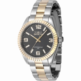 Invicta Women's Watch - Specialty Quartz Black Dial Two Tone Steel Bracelet | 47468