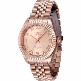 Invicta Women's Watch - Specialty Rose Gold Dial Stainless Steel Bracelet | 47419