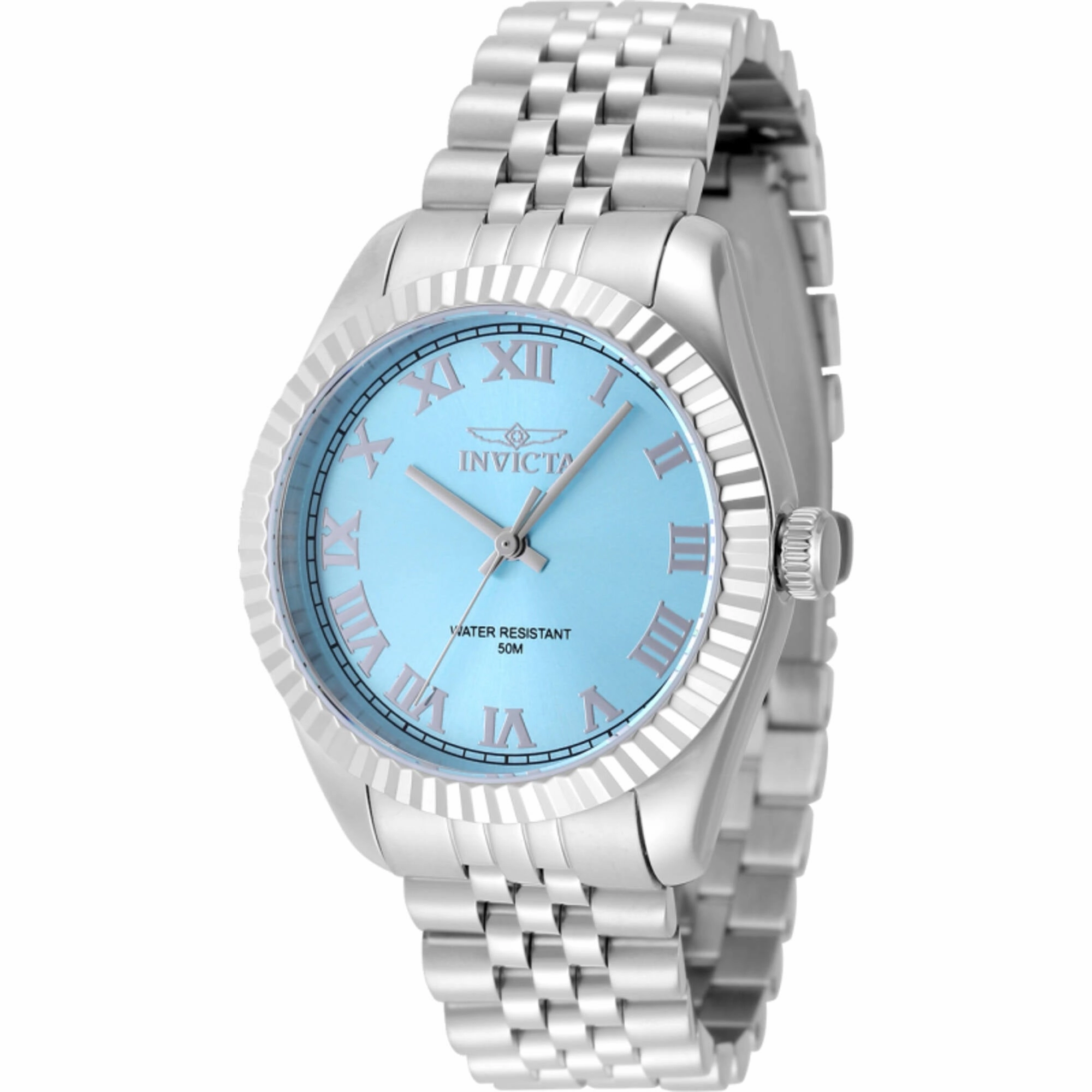 Invicta Women's Watch Specialty Quartz Tiffany Blue Dial Silver Bracelet 48902