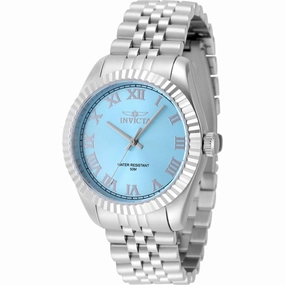 Invicta Women's Watch Specialty Quartz Tiffany Blue Dial Silver Bracelet 48902