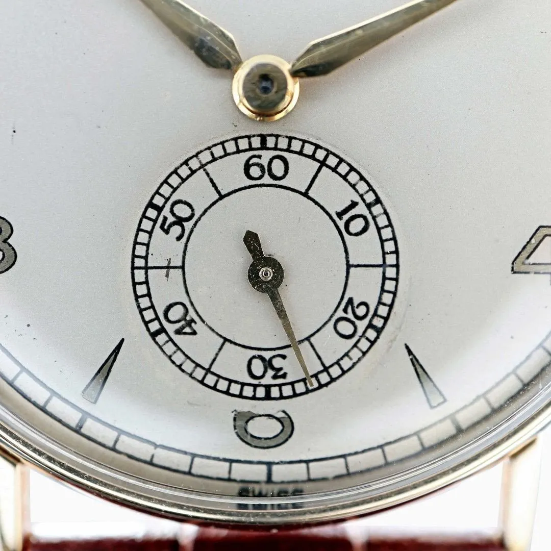 IWC Calibre 61 1940's 14kt Gold Men's Vintage Watch