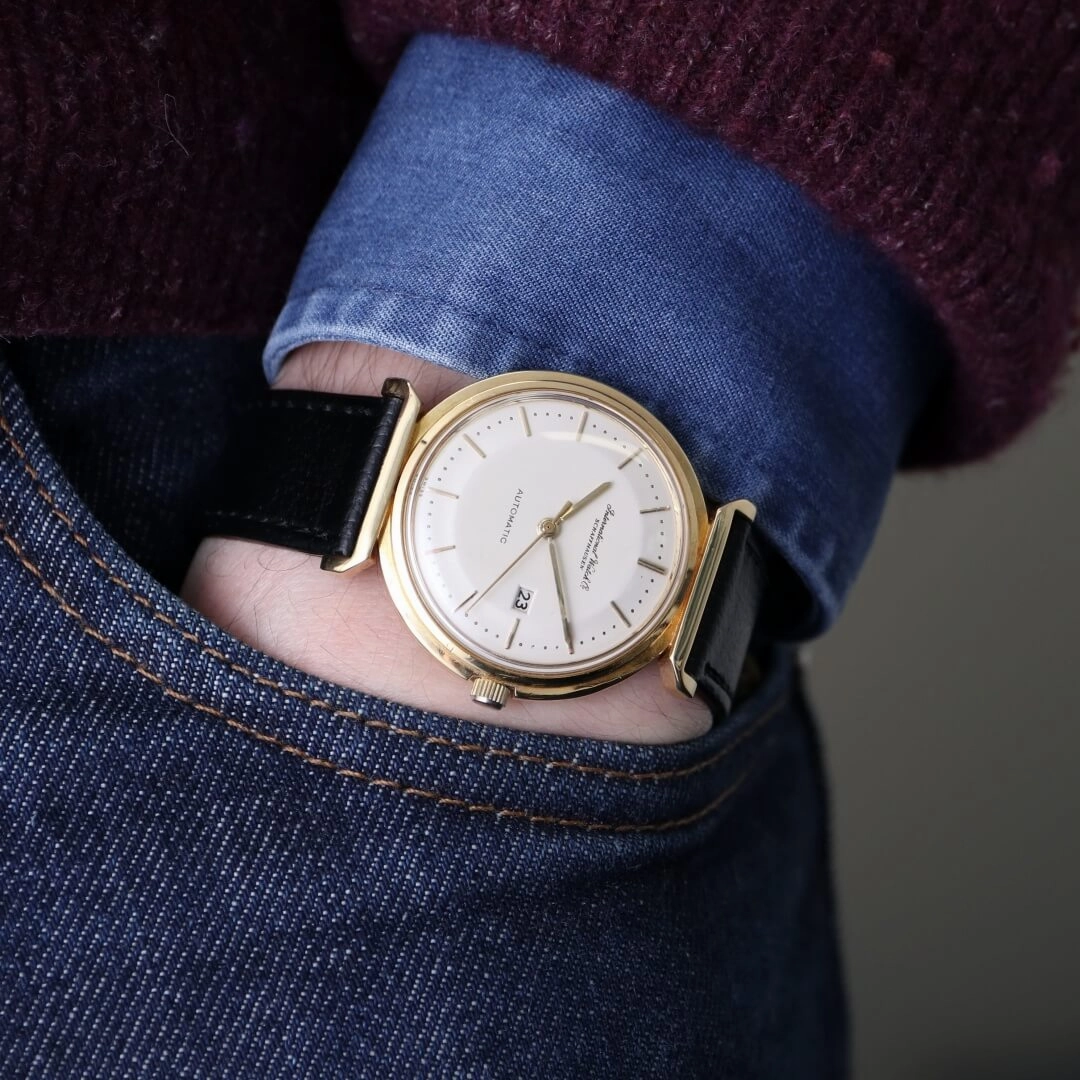 IWC Cal. 8531, 18k Gold, Fancy Lugs, Circa 1960