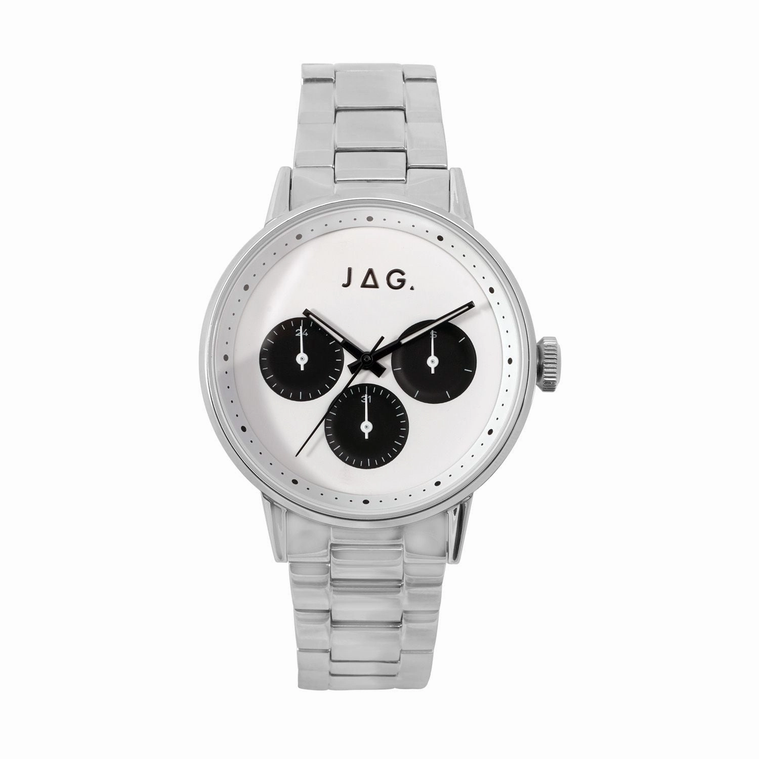 Jag Norwood White Dial 42mm Watch J2764A