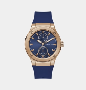 Jet Men's Blue Chronograph Silicone Watch GW0491G4
