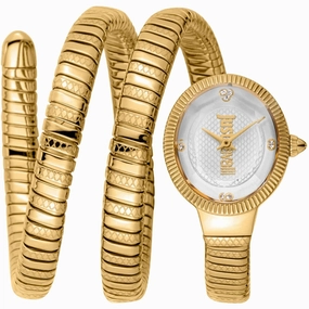 Just Cavalli Women's Watch - After Party Snake Yellow Gold Bracelet | JC1L269M0025