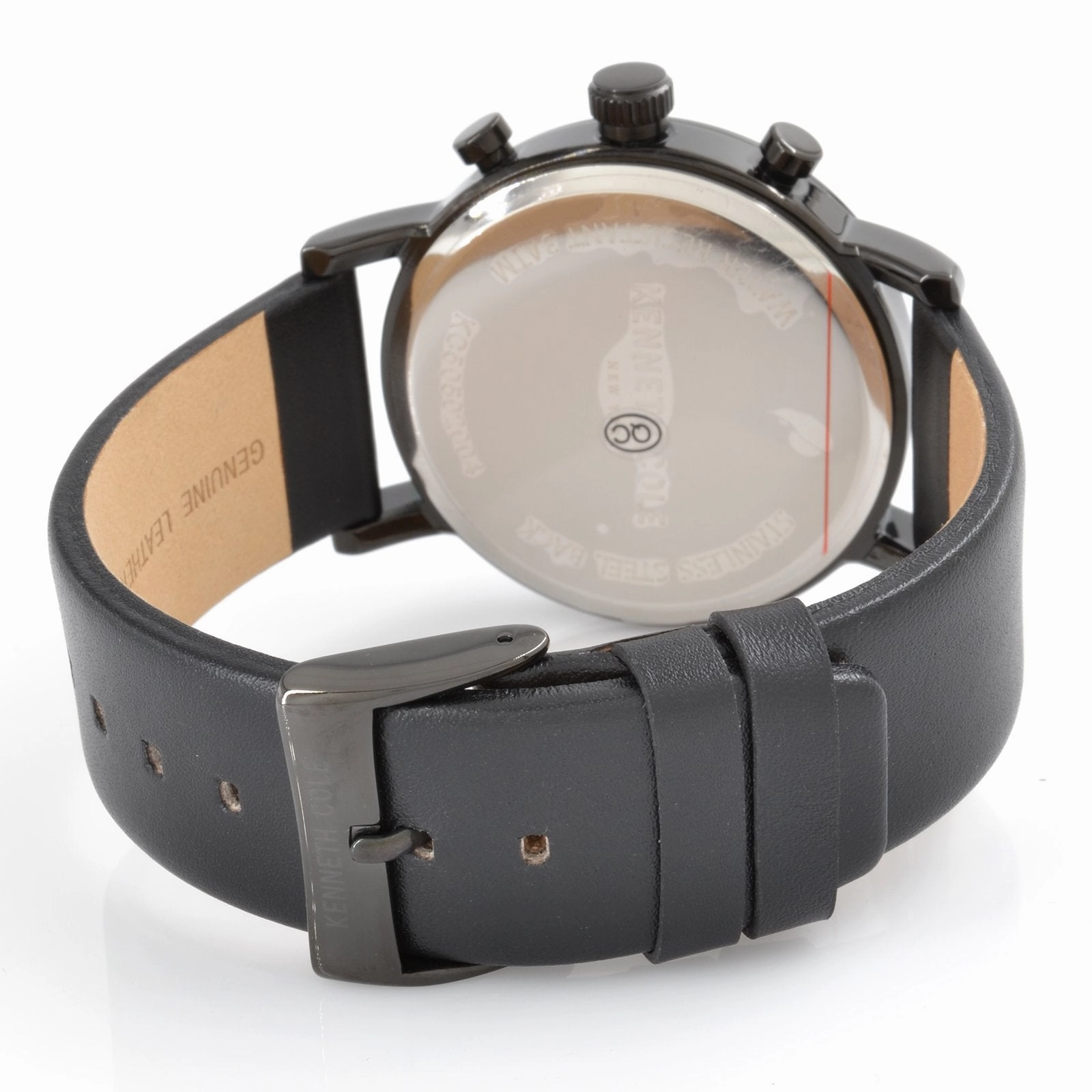 Kenneth Cole Men's Classic Black Leather Band Watch | KC50502004