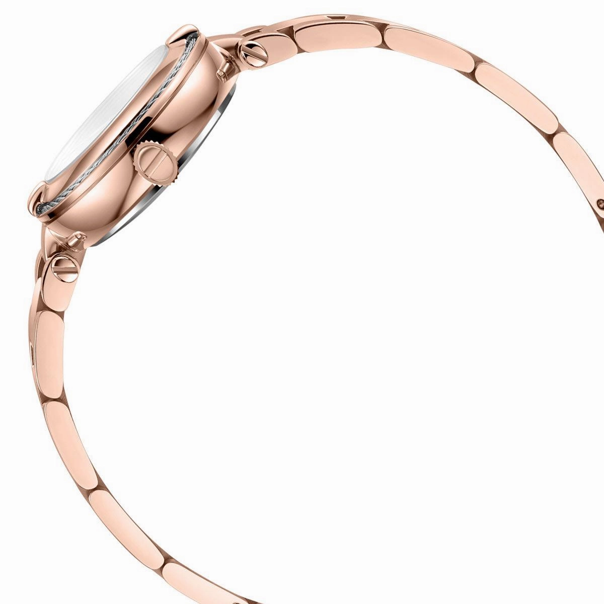 Kenneth Cole Women's Quartz Watch - Classic MOP Dial Rose Gold Bracelet | KC51052001