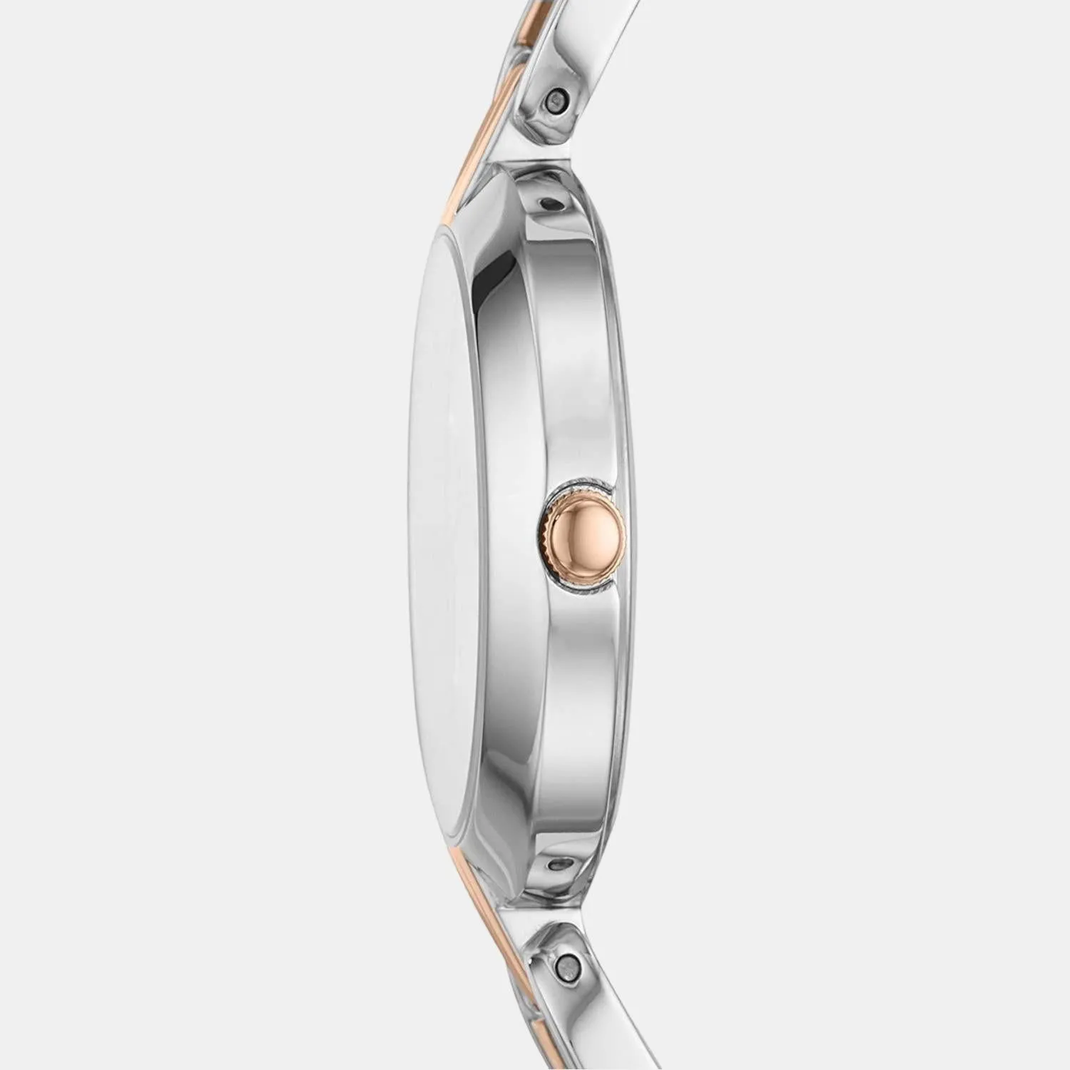 Kerrigan Women Quartz Silver Dial Analog Stainless Steel Watch BQ3341