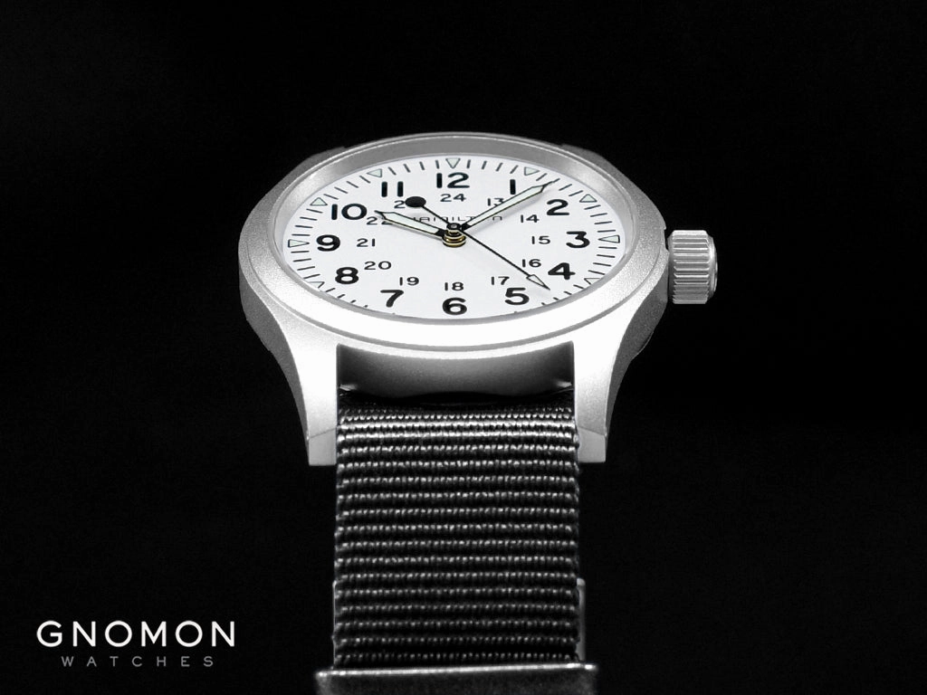 Khaki Field Mechanical Handwinding White 38 - Black Nylon Strap Ref. H69439910