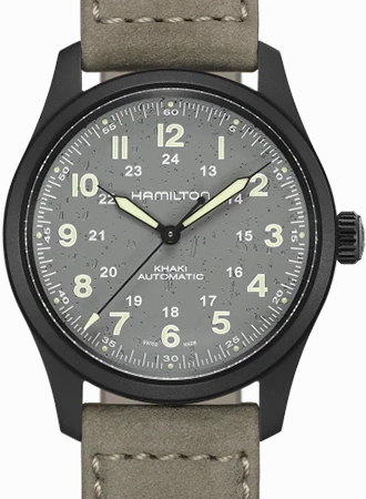 Khaki Field Titanium Auto 38 Vintage PVD Ref. H70215880