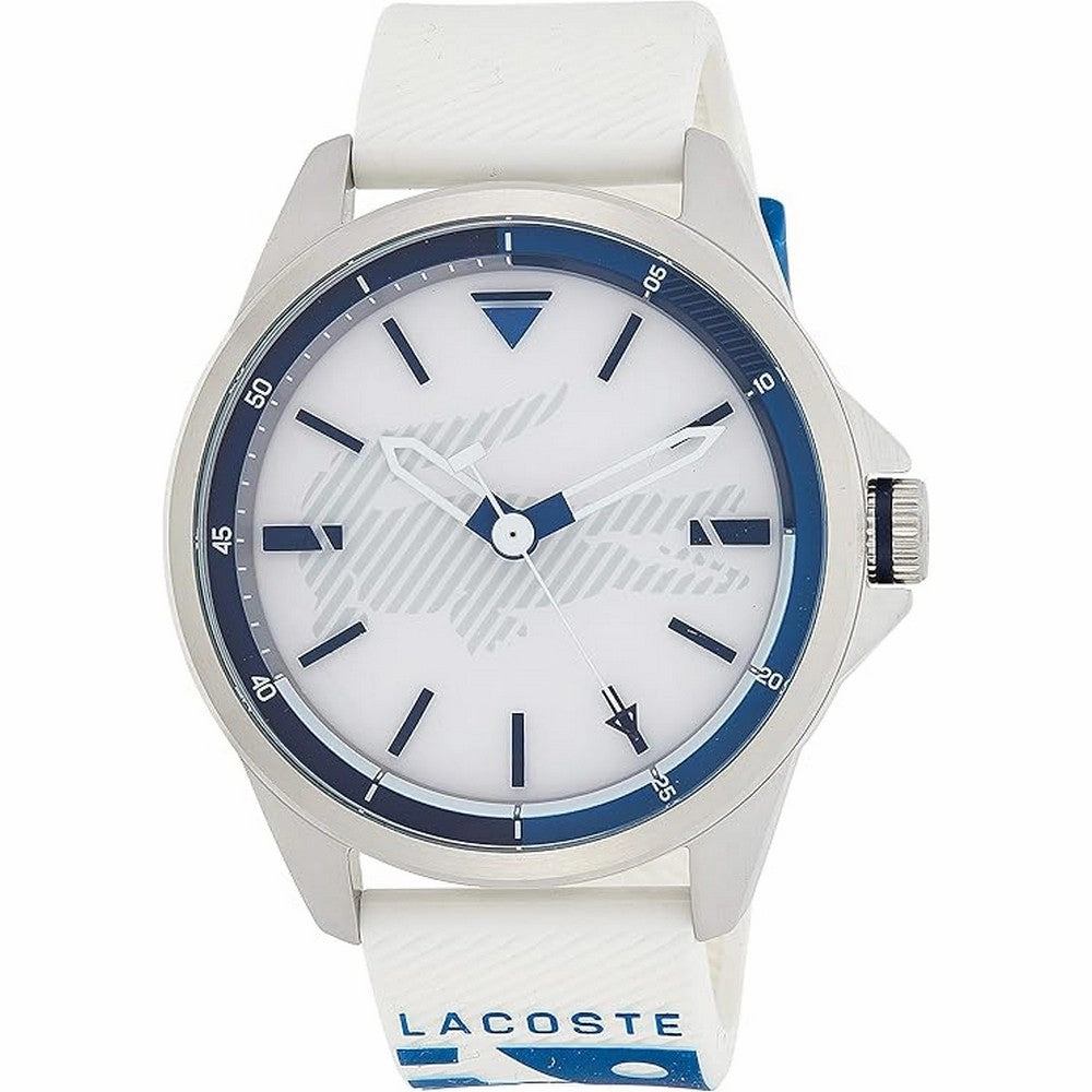 LACOSTE 2010942 Capbreton White Dial Silcione Strap Men's Watch