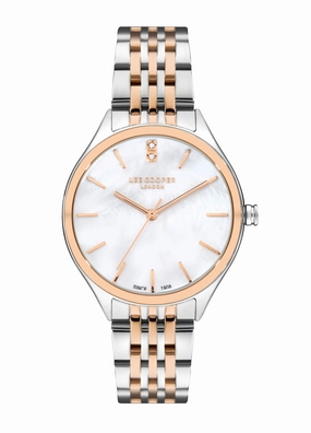 Lee Cooper - LC07821.520 - Women's Super Metal Silver/Rose Gold Watch