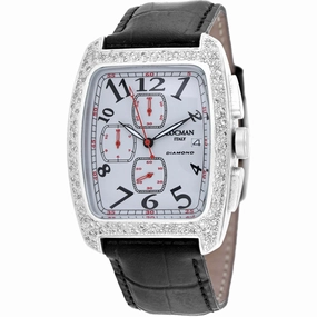 Locman Women's Watch - Classic Quartz Grey Dial Black Leather Strap | 487AG2D/BK