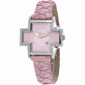 Locman Women's Watch - Plus Mother of Pearl Dial Pink Leather Strap | 181SMOPPKD
