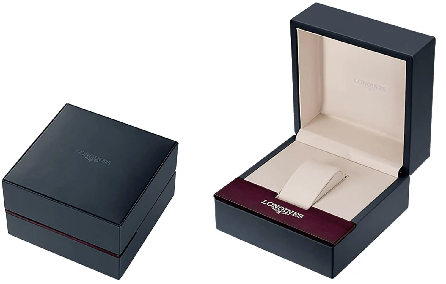 Longines La Grande ClassiqueStainless Steel Mother-Of-Pearl Dial White Leather Strap Quartz Womens Watch L4.209.4.05.2