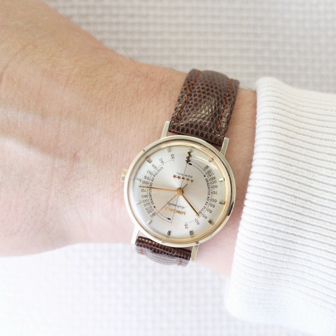 Longines Admiral Pulsations, 14k 1960s