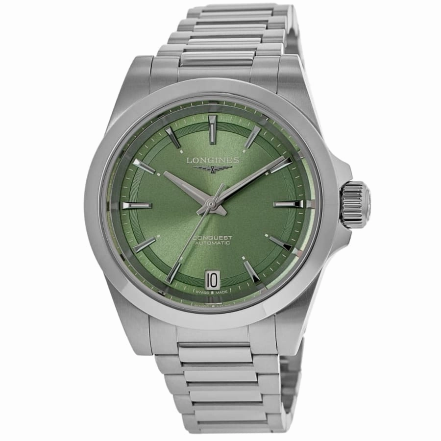 Longines Conquest Automatic Green Dial Steel Men's Watch L3.720.4.02.6