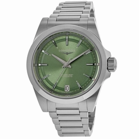 Longines Conquest Automatic Green Dial Steel Men's Watch L3.720.4.02.6