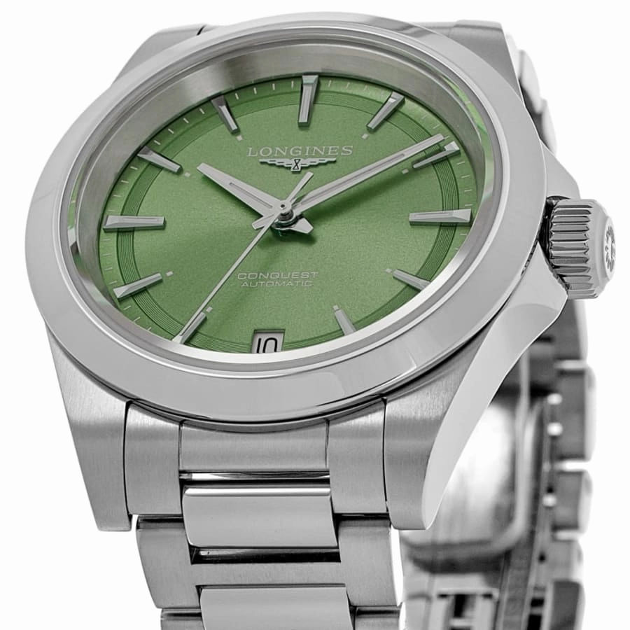 Longines Conquest Automatic Green Dial Steel Men's Watch L3.720.4.02.6