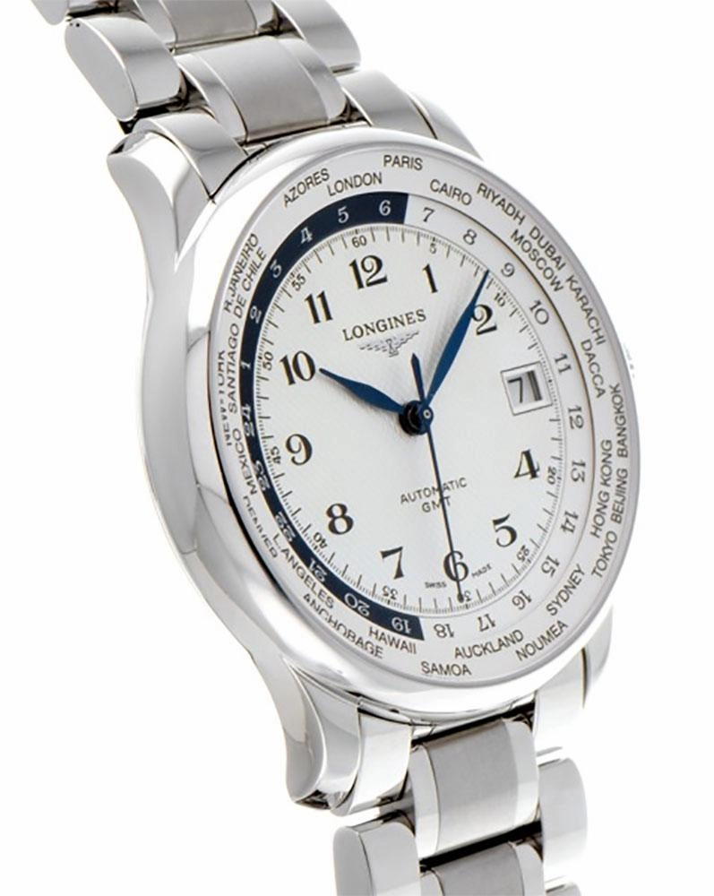 Longines Master Collection Automatic GMTStainless Steel Silver Dial Date Mens Watch L2.631.4.70.6