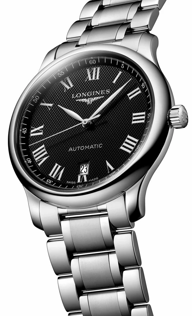 Longines Master Collection Automatic Stainless Steel Black Dial Date Mens Watch L2.628.4.51.6
