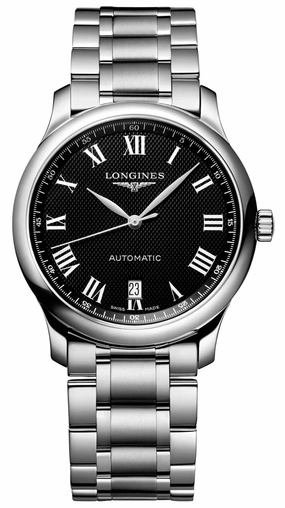 Longines Master Collection Automatic Stainless Steel Black Dial Date Mens Watch L2.628.4.51.6
