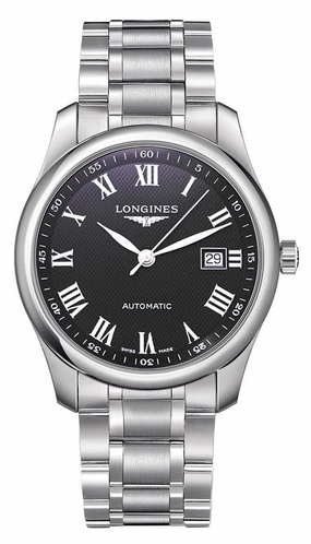 Longines Master Collection Automatic Stainless Steel Black Dial Date Mens Watch L2.793.4.51.6