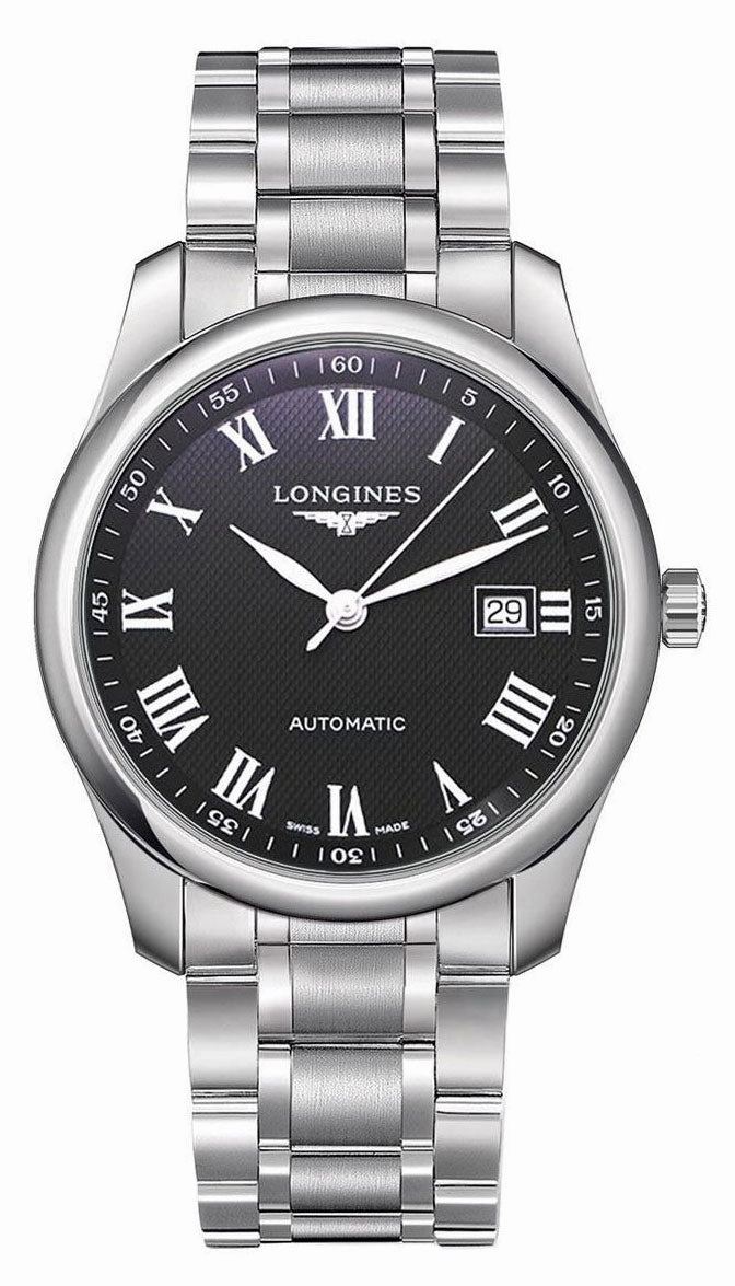 Longines Master Collection Automatic Stainless Steel Black Dial Date Mens Watch L2.793.4.51.6