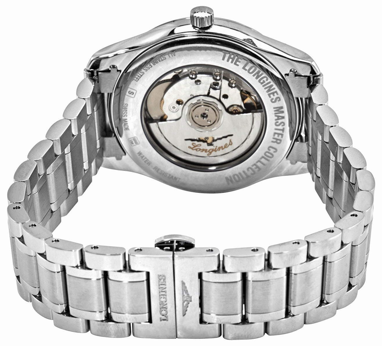 Longines Master Collection Automatic Stainless Steel Black Dial Date/Month Mens Watch L2.920.4.51.6