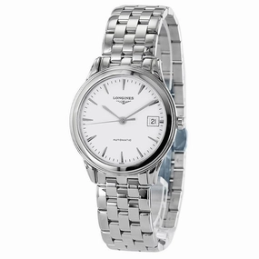 Longines Men's Automatic Watch - Flagship Silver Stainless Steel Bracelet | L47744126