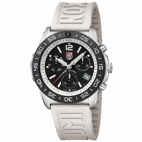 Luminox Men's Chronograph Watch - Pacific Diver Black Dial Rubber Strap | 3141