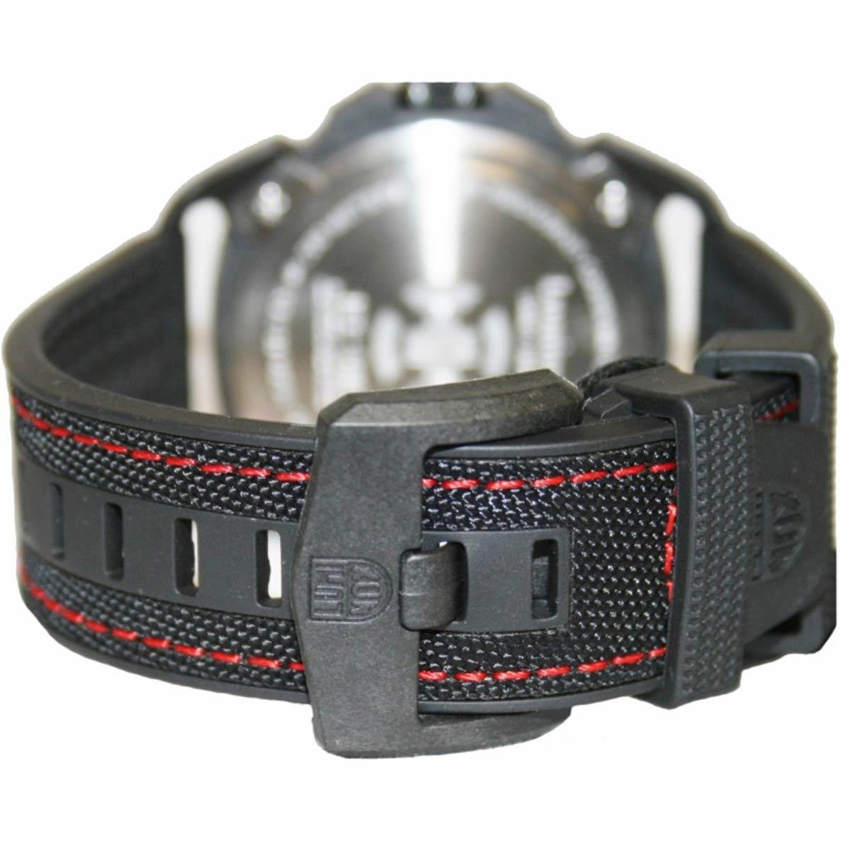 Luminox Men's Swiss Quartz Watch - Ice-Sar Arctic Black Dial Rubber Strap | 1002