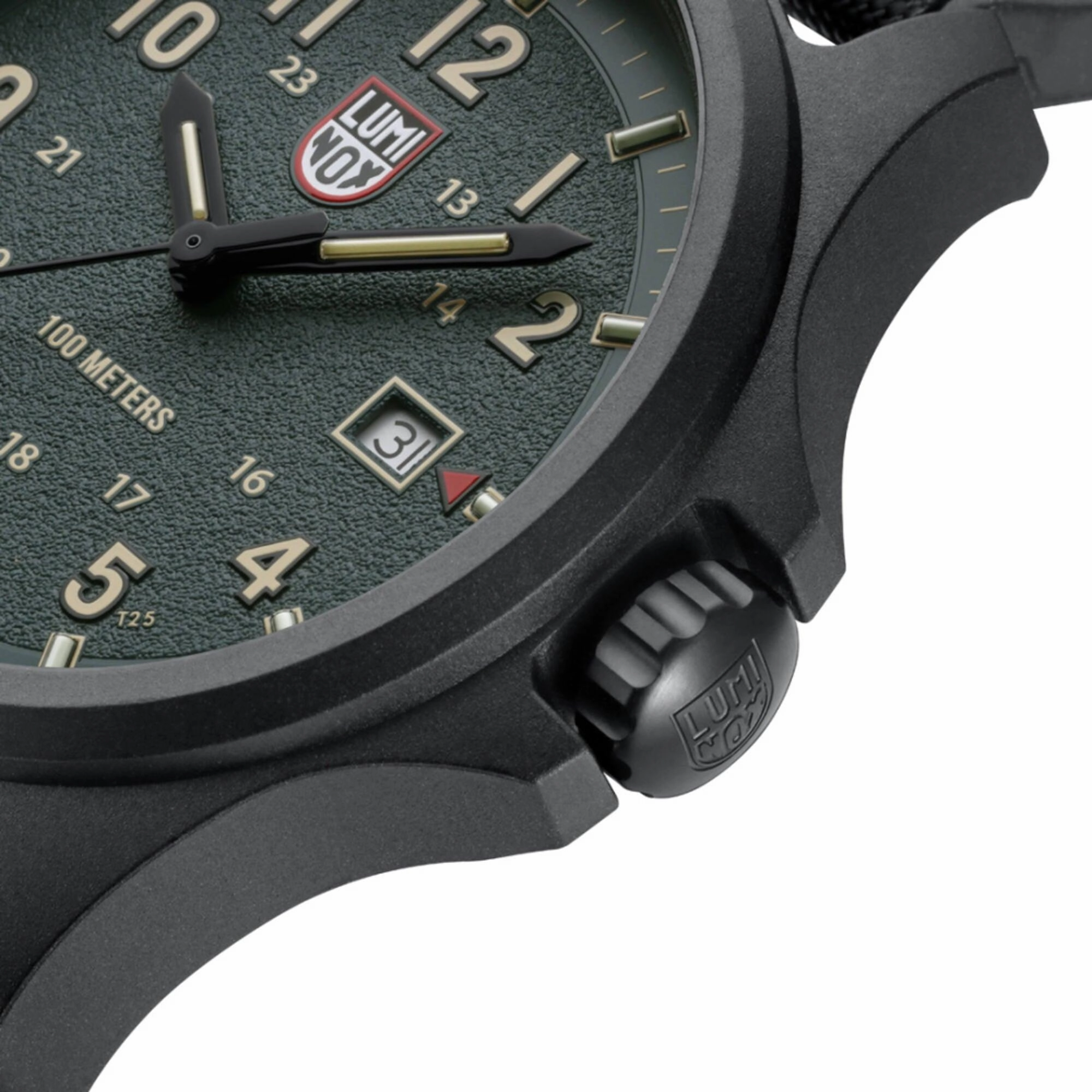Luminox Men's Watch - Atacama Field Quartz Green Dial Black Rubber Strap | XL.1977