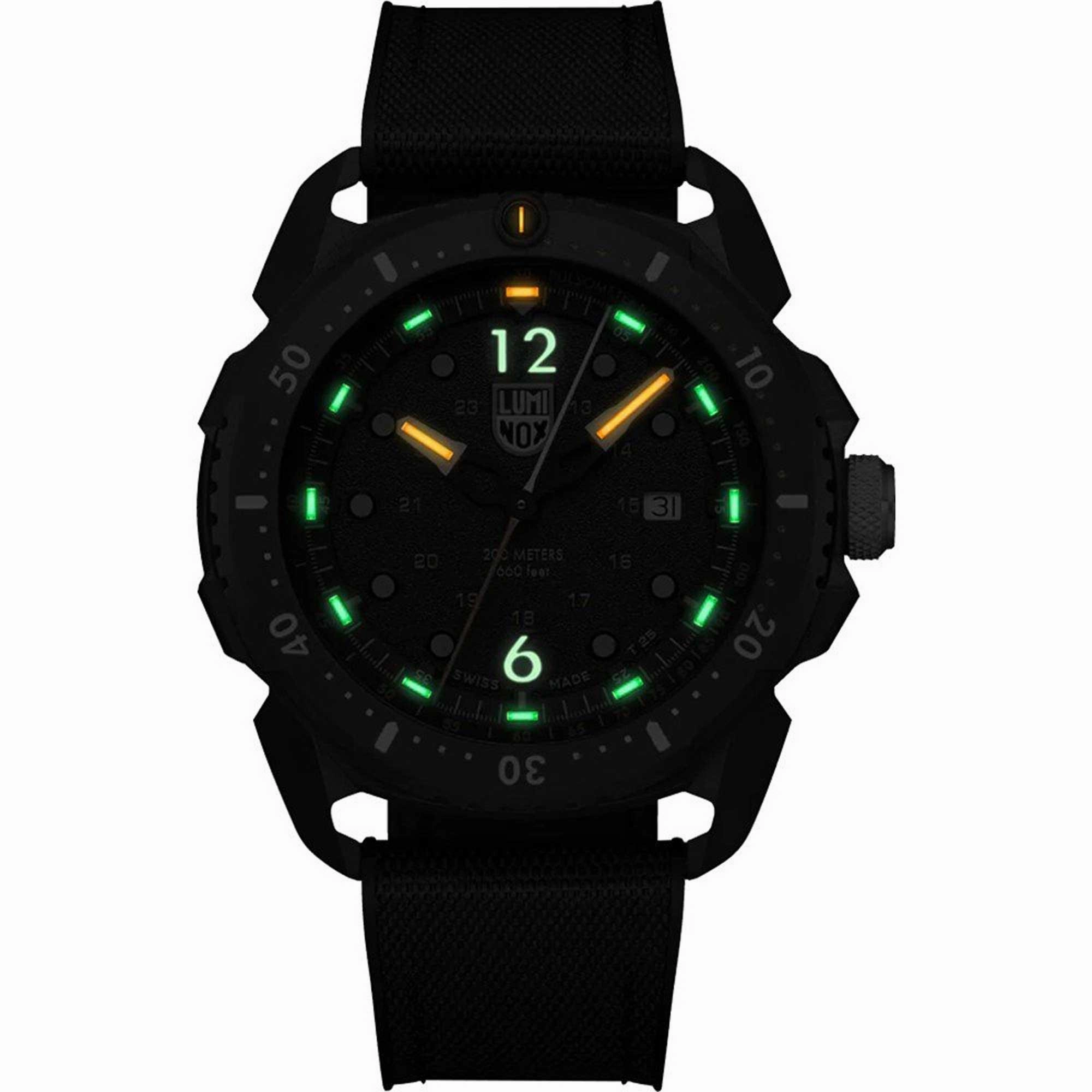 Luminox Men's Watch - Ice-Sar Arctic Date Display Rotating Bezel Black Strap | XL.1052