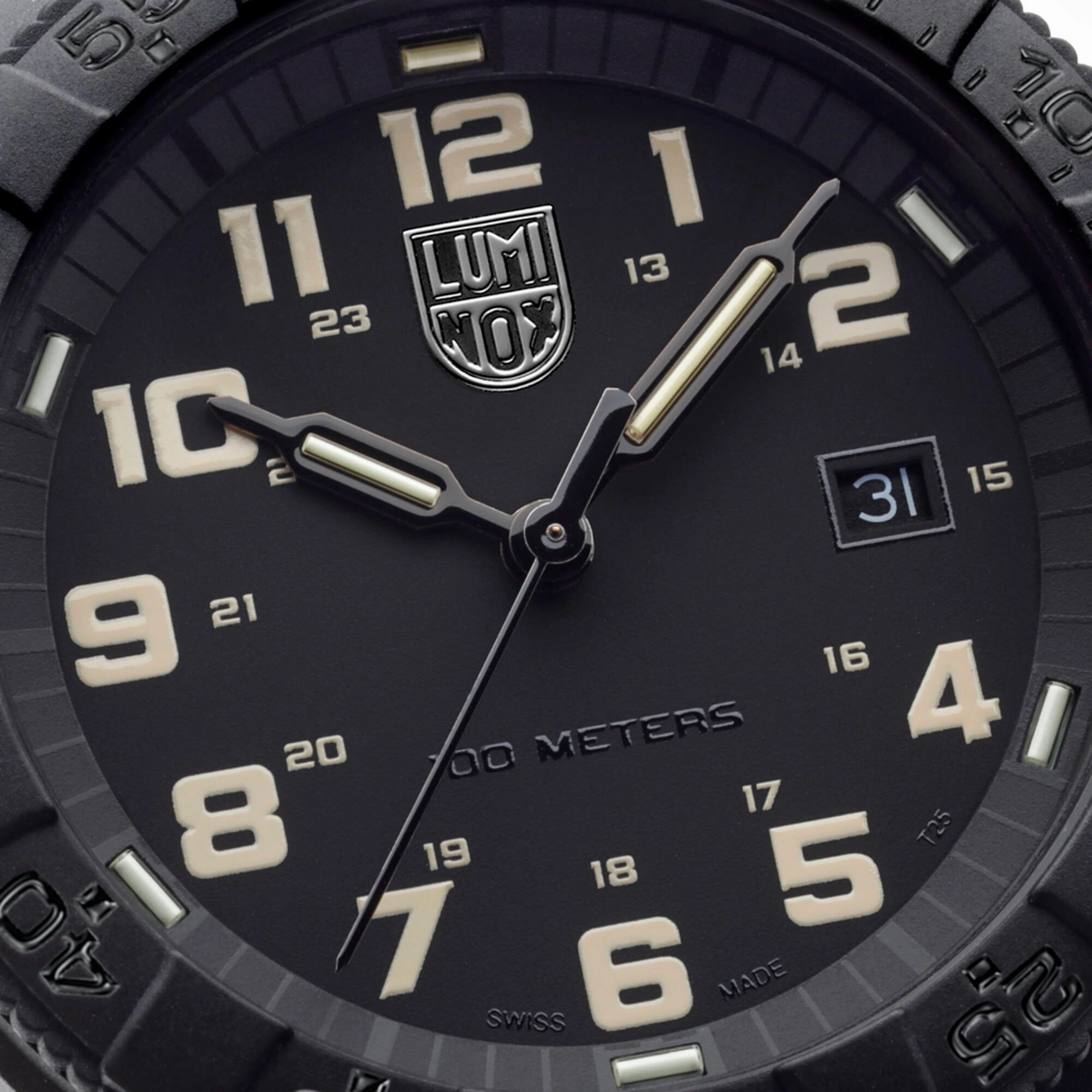 Luminox Men's Watch - Leatherback Sea Turtle Giant Black Dial Rubber Strap | XS.0330
