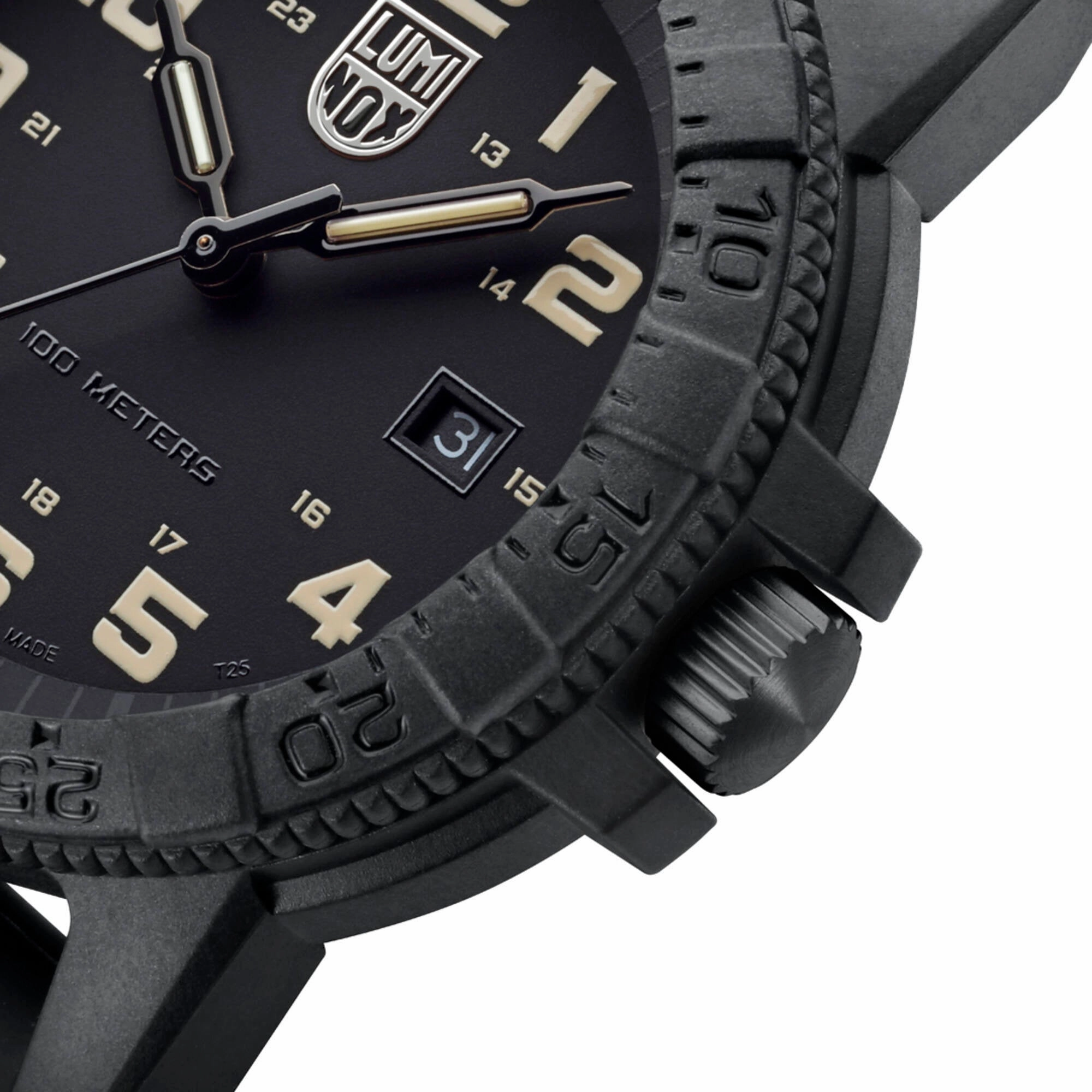 Luminox Men's Watch - Leatherback Sea Turtle Giant Black Dial Rubber Strap | XS.0330