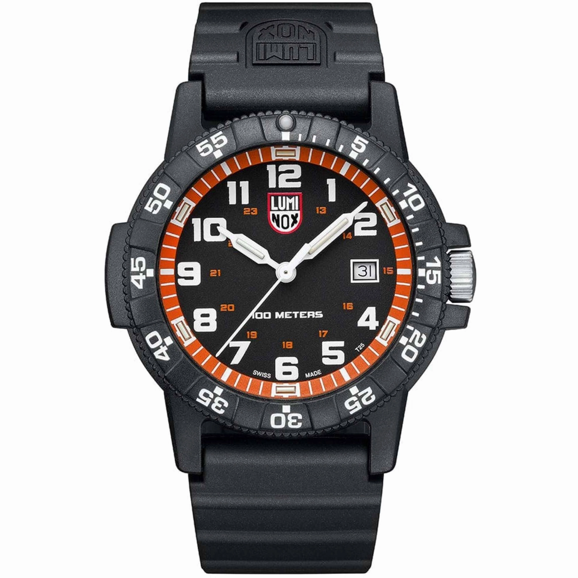 Luminox Men's Watch - Leatherback SEA Turtle Giant Black Dial Strap | XS.0329.1