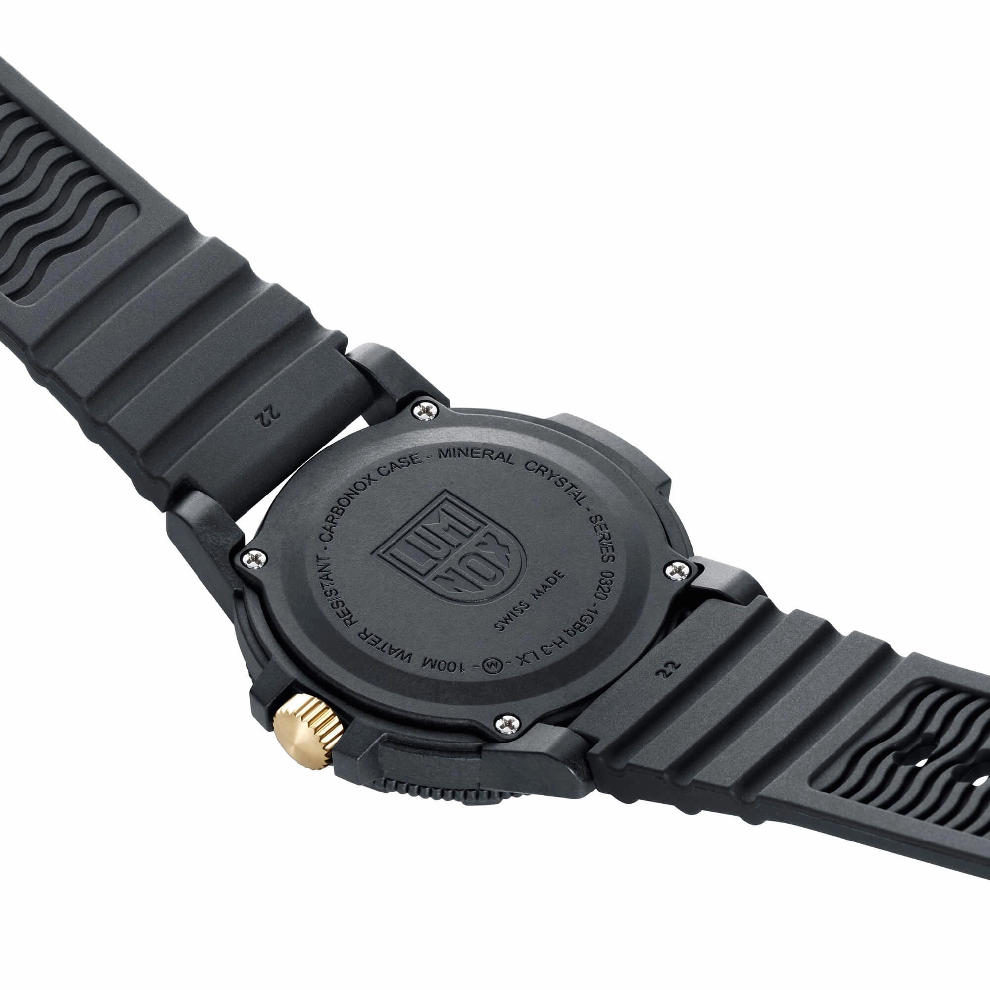 Luminox Men's Watch - Leatherback Sea Turtle Giant Black Rubber Strap | XS.0325.GP