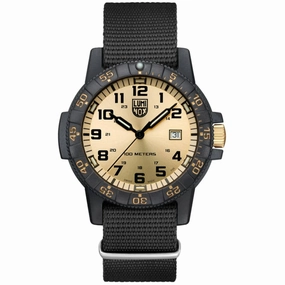 Luminox Men's Watch - Leatherback Sea Turtle Giant Gold Tone Dial Strap | XS.ZC25.GP