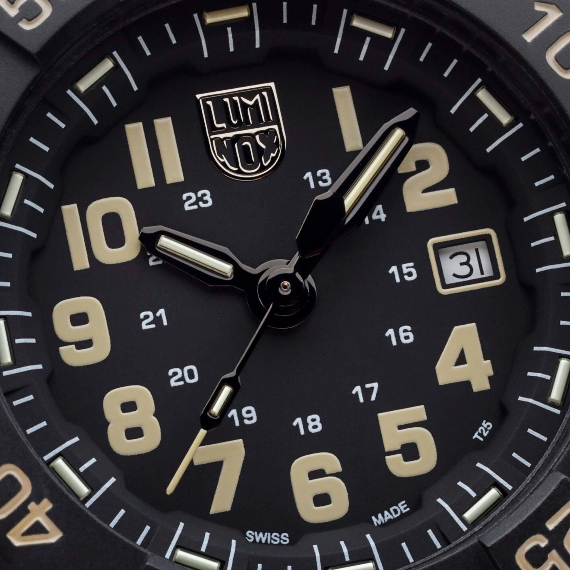 Luminox Men's Watch - Navy Seal 3500 Series Black Dial CARBONOX Strap | XS.3510