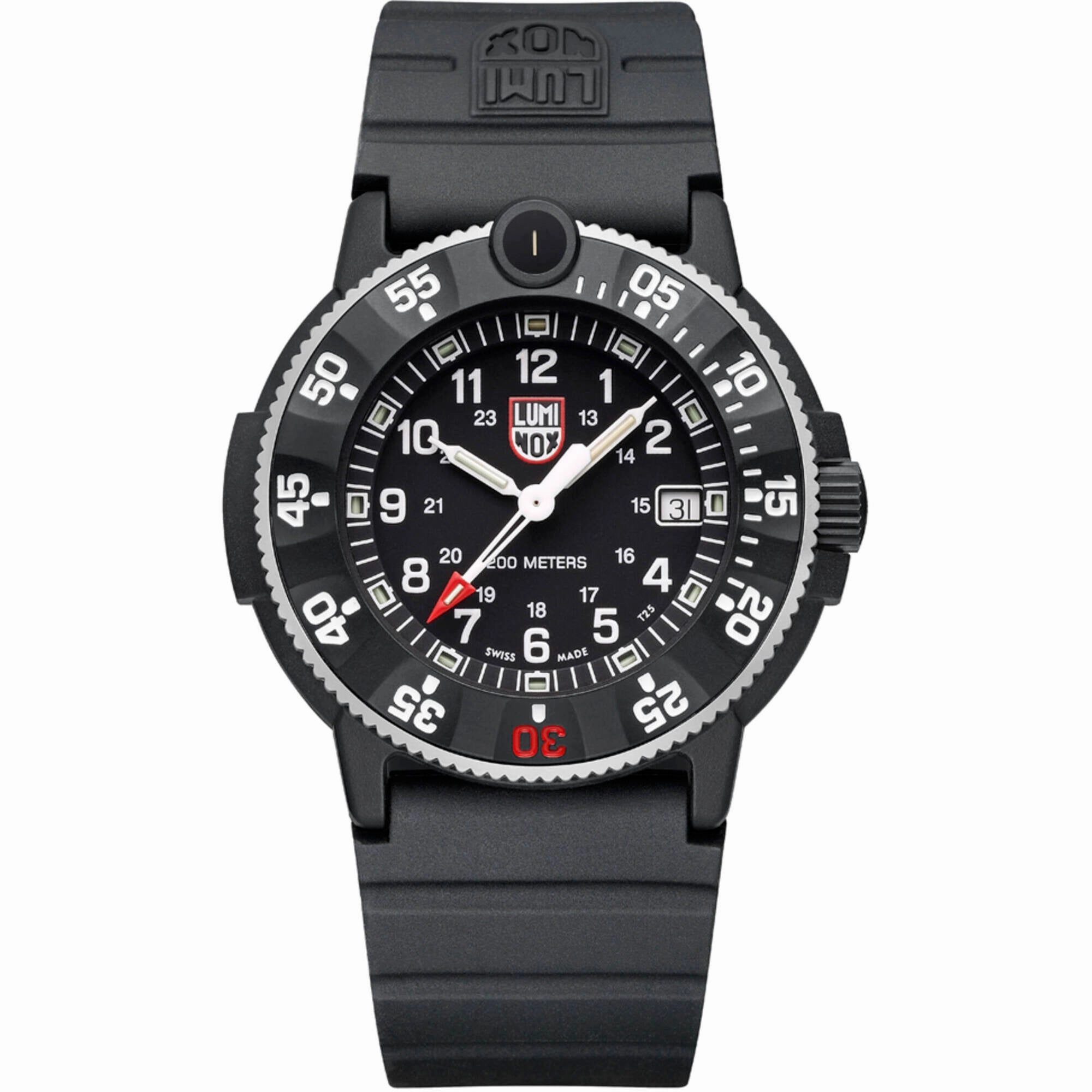 Luminox Men's Watch - Navy Seal Original Black Dial Quartz Rubber Strap | XS.3001.H