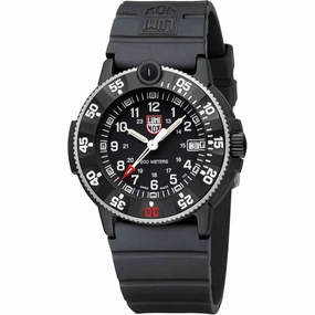 Luminox Men's Watch - Navy Seal Original Black Dial Quartz Rubber Strap | XS.3001.H